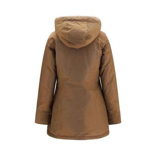 Woolrich Brown Cotton Parka