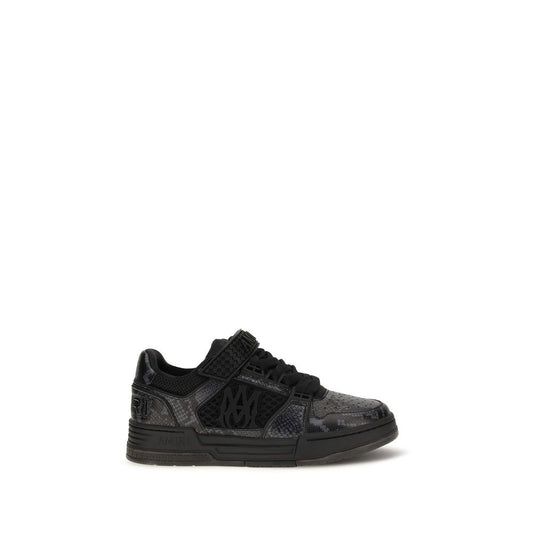 Amiri Black Calf Leather Bos Taurus Athletic Sneakers
