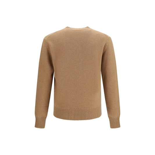 Ami Paris Brown Cashmere Sweatshirt