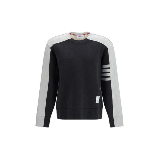 Thom Browne Gray Cotton Sweatshirt