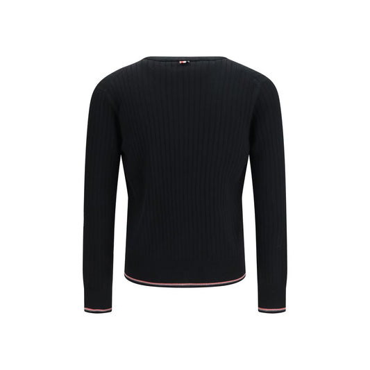 Thom Browne Black Wool Oves Aries Cardigan
