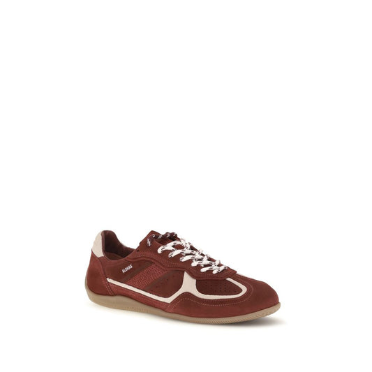 Alohas Bordeaux Suede Leather Low Top Sneakers