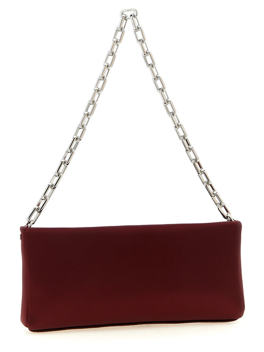 Christian Louboutin Bordeaux Elastane Clutch Bag