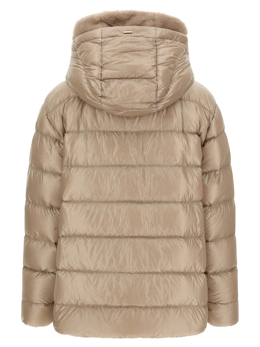 Herno Beige Polyamide Full-Length Jacket