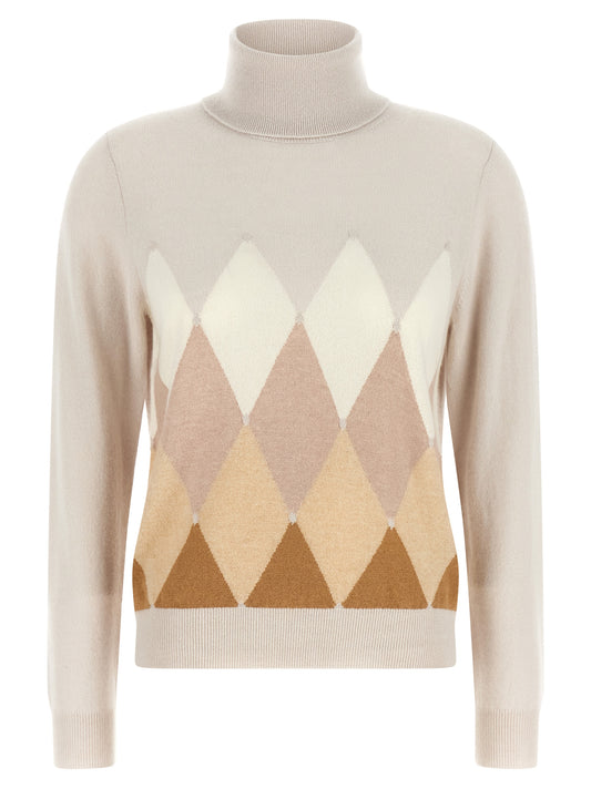 Ballantyne Beige Cashmere Cardigan