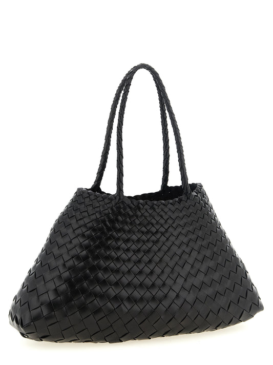 Dragon Diffusion Black Calfskin Shoulder Bag
