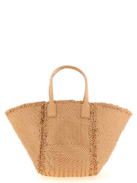 Dragon Diffusion Beige Calfskin Handbag