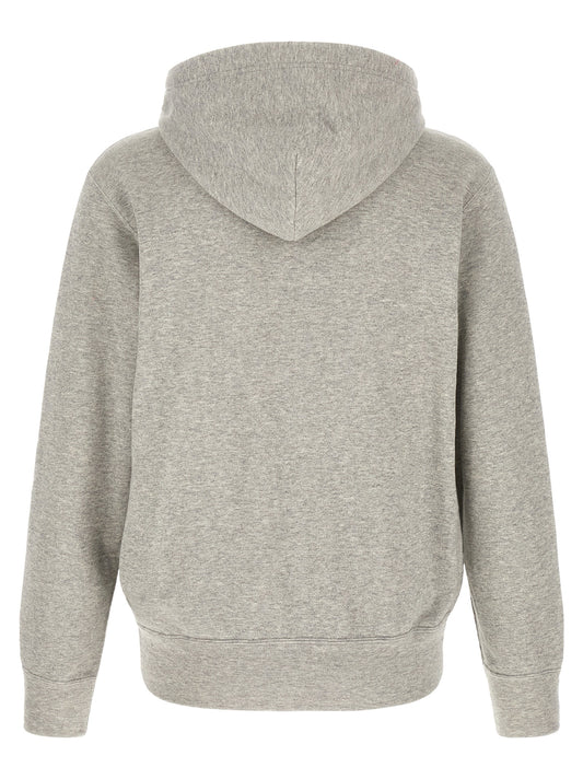 Comme Des Garçons Play Gray Cotton Cardigan