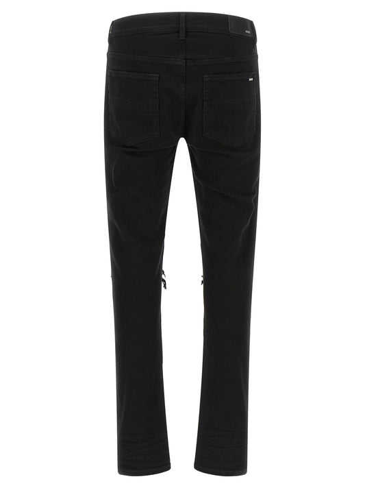 Amiri Black Cotton Slim Fit Jeans