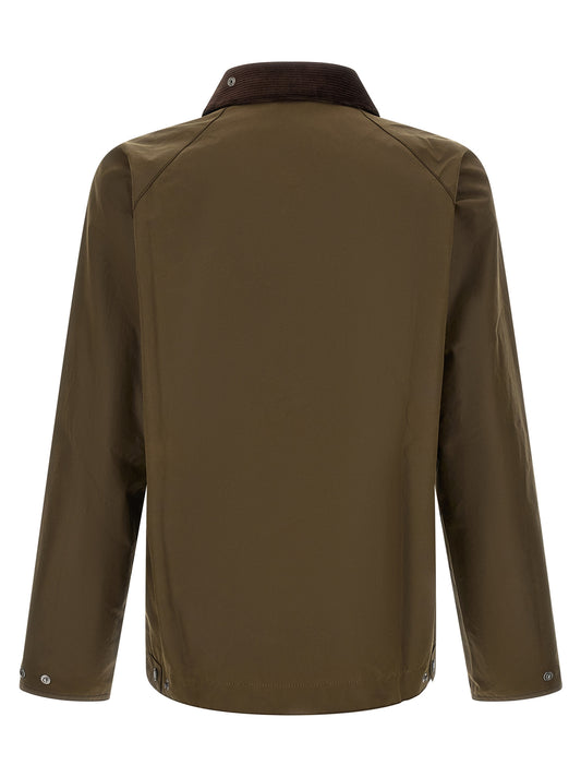 Barbour Brown Cotton Full-Length Jacket