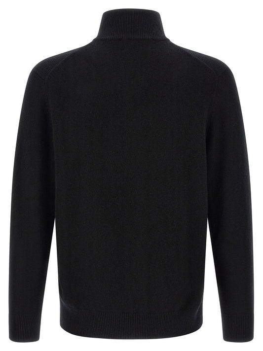 Ballantyne Black Cashmere Cardigan