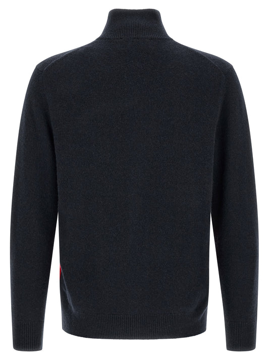 Ballantyne Blue Cashmere Cardigan