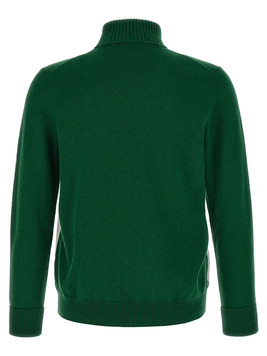 Ballantyne Bicolor Cashmere Cardigan