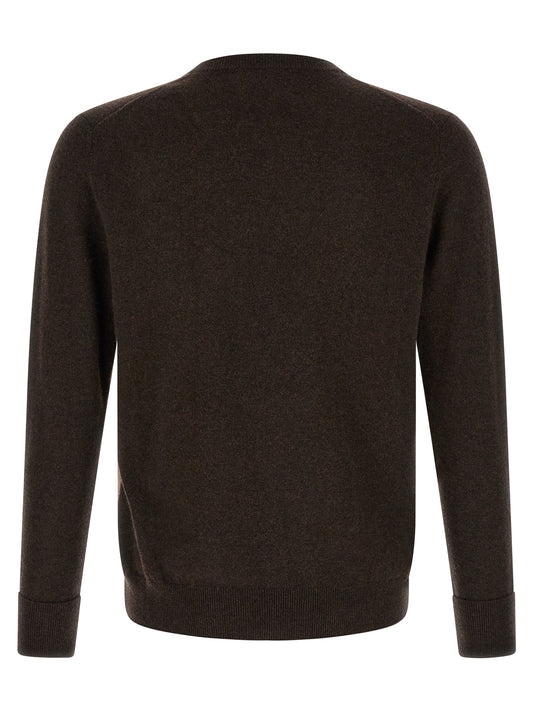Ballantyne Brown Cashmere Cardigan