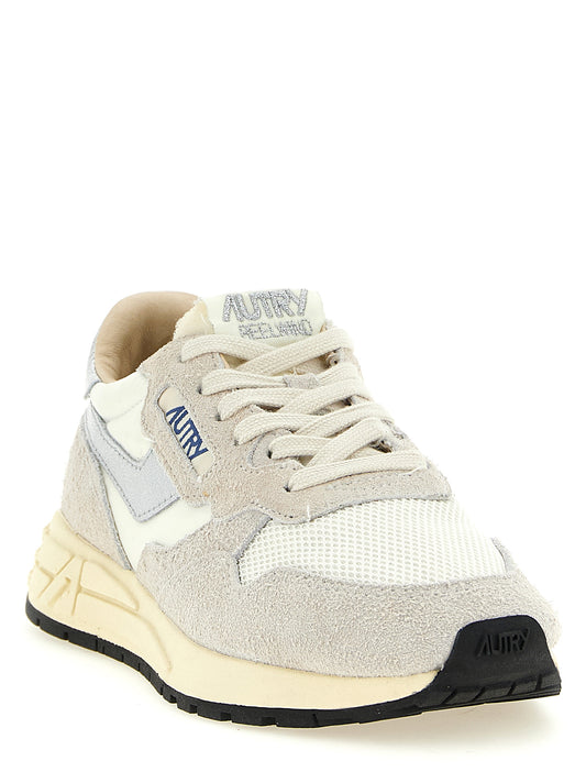 Autry White Cowhide Athletic Sneakers