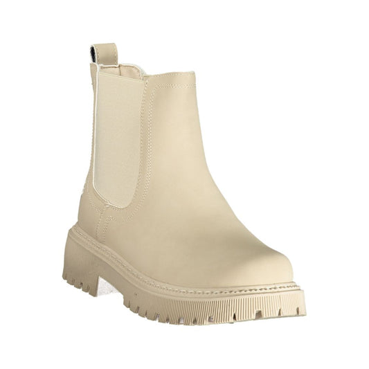 U.S. POLO ASSN. Beige Polyurethane Women's Booties