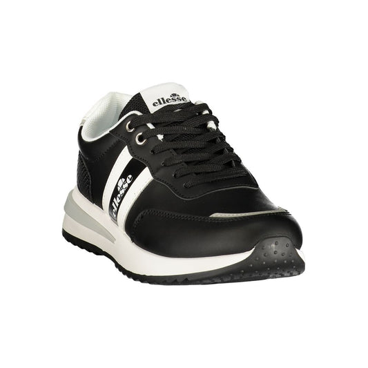 Ellesse Black Polyurethane Men's Sneakers