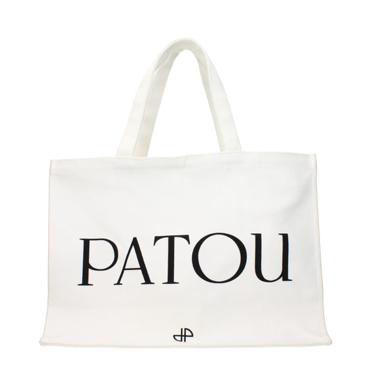Patou White Fabric Handbag