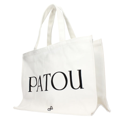 Patou White Fabric Handbag