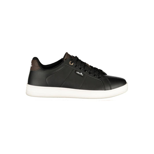 Ellesse Black Polyurethane Men Sneaker