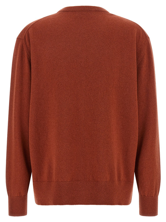 Dries Van Noten Red Cashmere Cardigan
