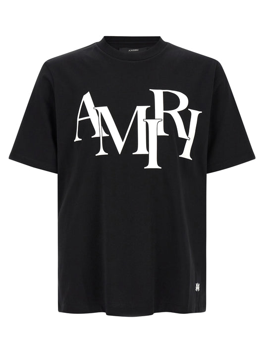 Amiri Black Cotton T-Shirt