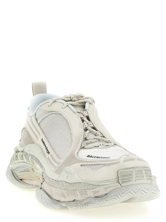Balenciaga White Polyethylene Athletic Sneakers