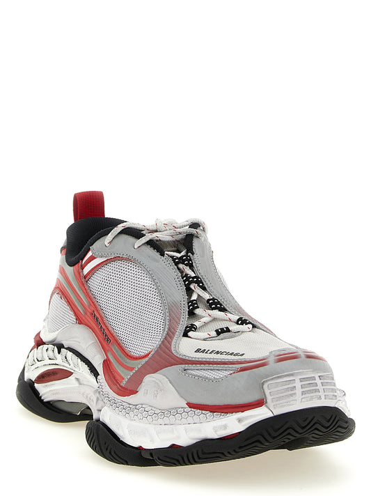 Balenciaga White Polyethylene Athletic Sneakers