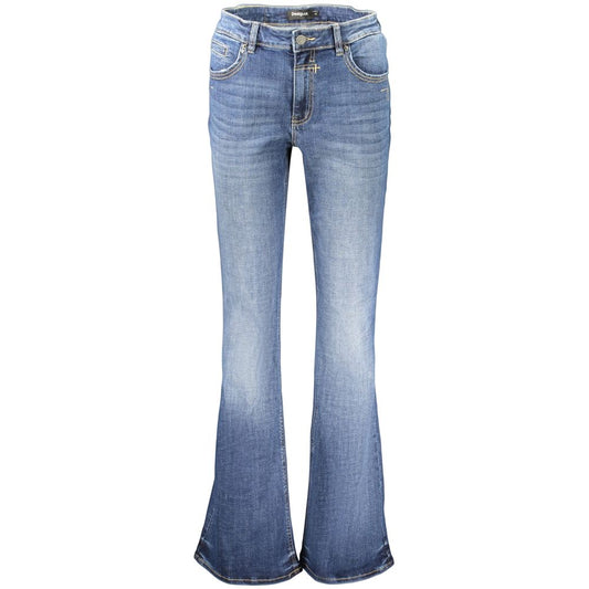 Desigual Blue Cotton Women's Jeans
