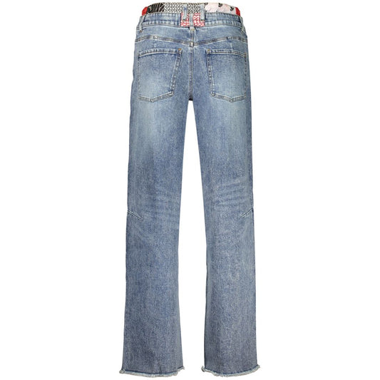 Desigual Blue Cotton Womens Jeans