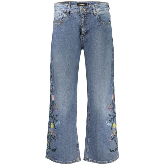Desigual Blue Cotton Women's Jean