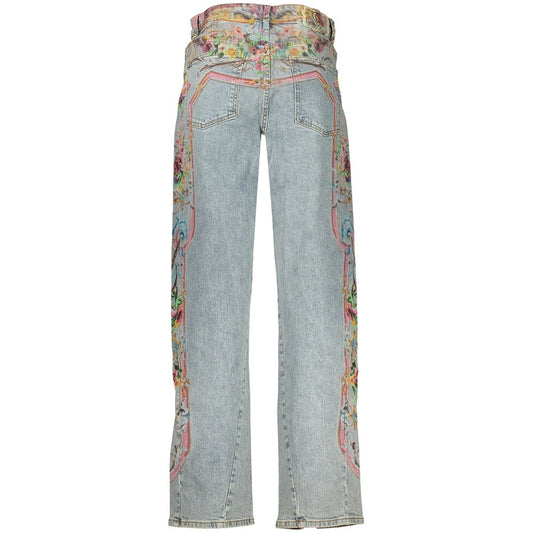 Desigual Blue Cotton Womens Jean