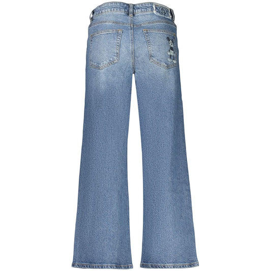 Desigual Blue Cotton Women's Jeans
