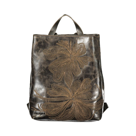 Desigual Brown Polyurethane Women Backpack