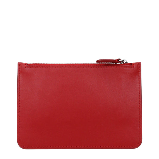Courrèges Red Leather Wallet