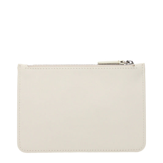 Courrèges Beige Leather Wallet