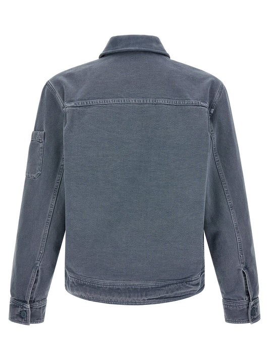 A.P.C. Gray Cotton Denim Jacket