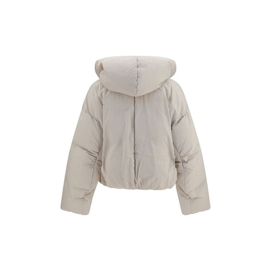 Max Mara Gray Polyamide Full-Length Jacket