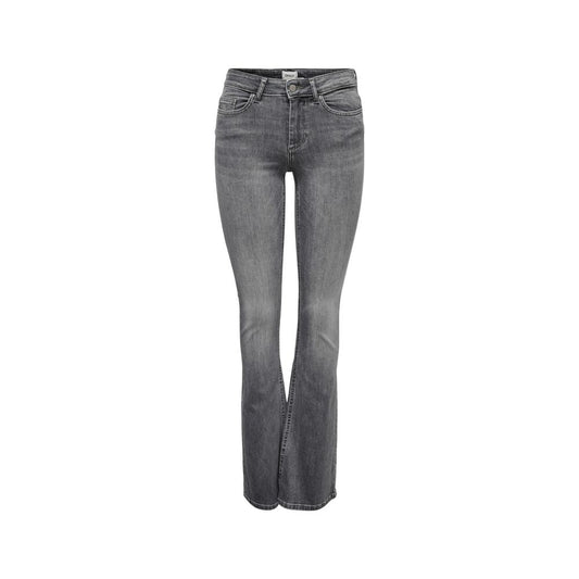 Only Gray Cotton Skinny Jeans