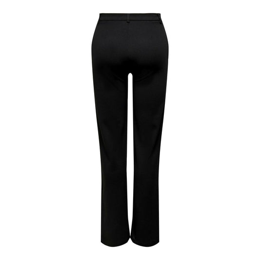 Jacqueline De Yong Black Elastane Dress Pants