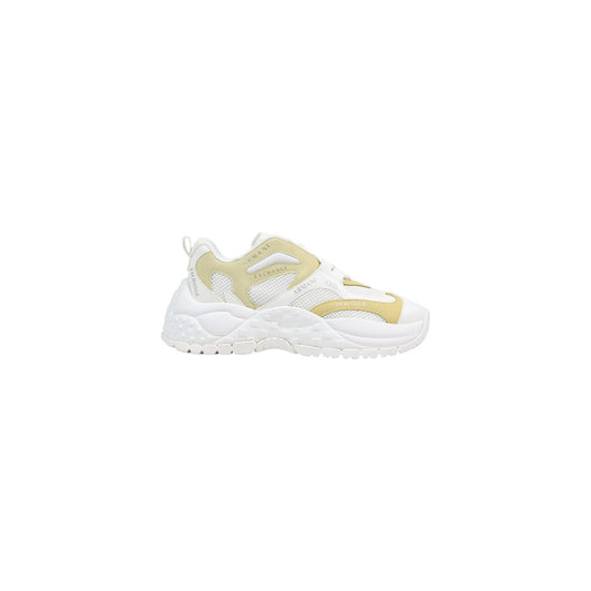 Armani Exchange White Polyester Chunky Sneakers