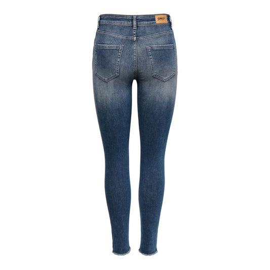 Only Blue Cotton Skinny Jeans
