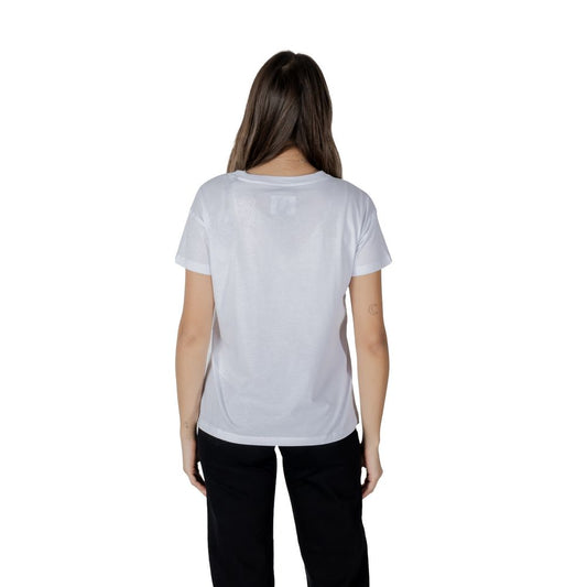 Armani Exchange White Cotton T-Shirt
