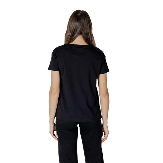 Armani Exchange Black Cotton T-Shirt