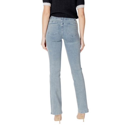 Morgan De Toi Blue Cotton Skinny Jeans