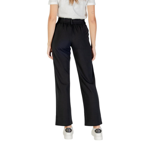Only Black Viscose Casual Pants