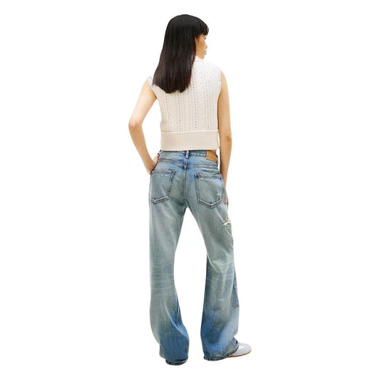 Tommy Hilfiger Jeans Blue Recycled Cotton Boyfriend Jeans