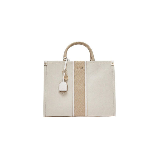 Liu Jo Beige Cotton Handbag