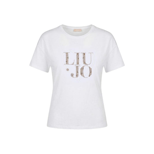 Liu Jo White Cotton T-Shirt