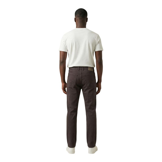 Jeckerson Brown Cotton Skinny Jeans